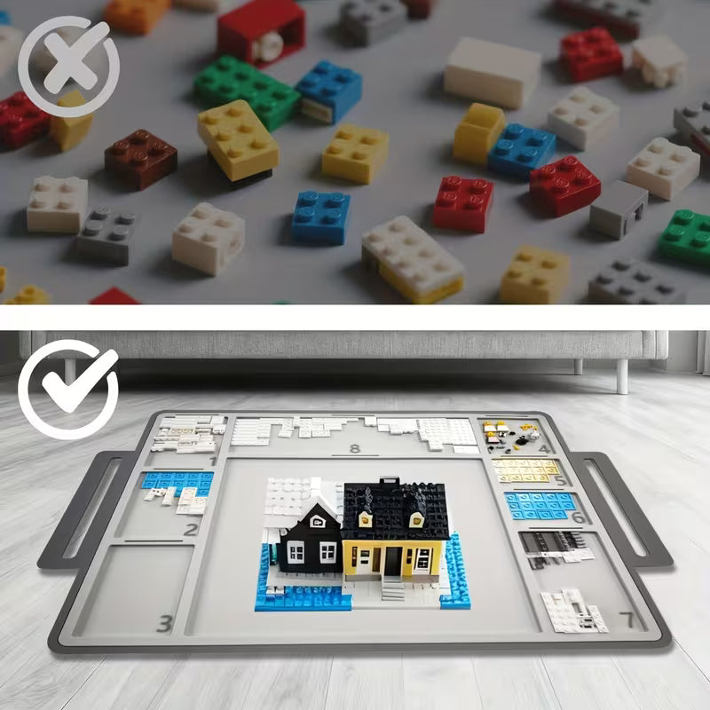Building Blocks Build & Sorting Mat