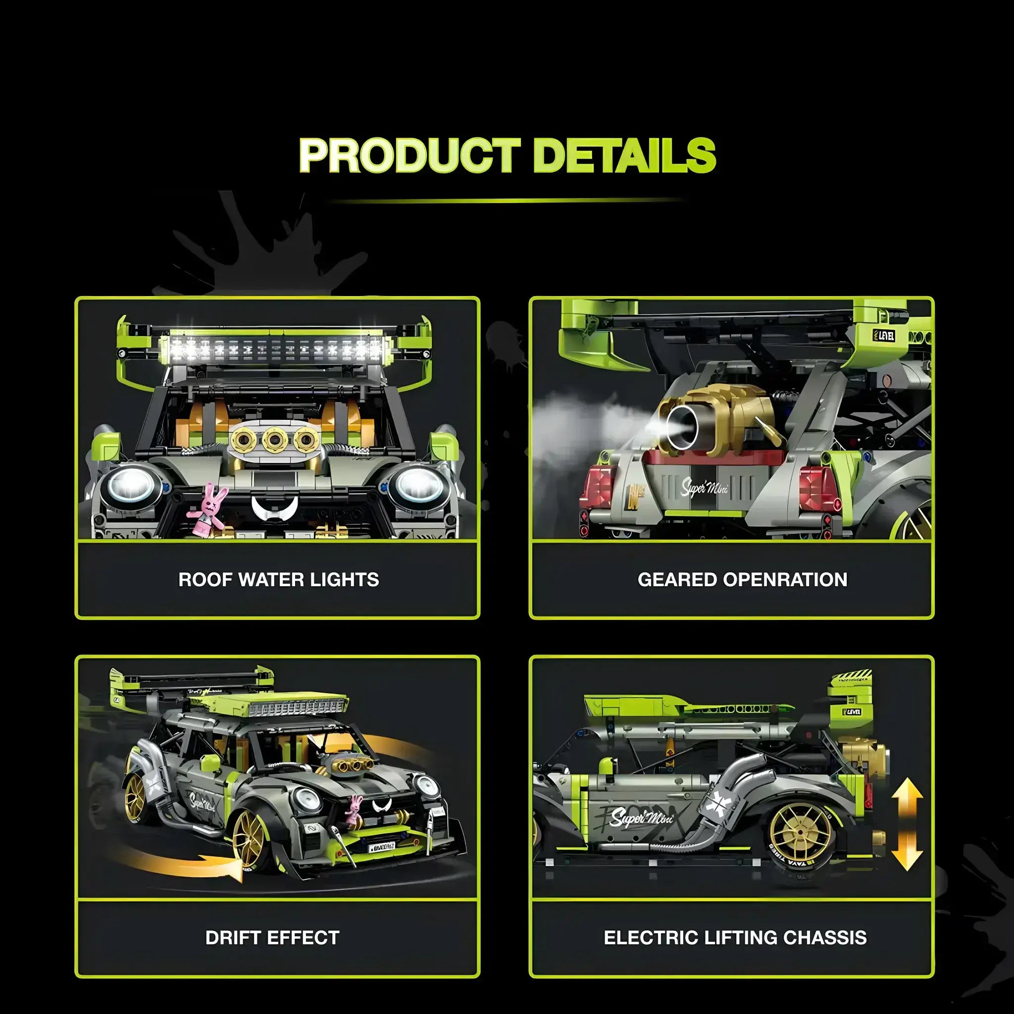 Guly 10632 BM-Mini High-Speed Stunt Car Series