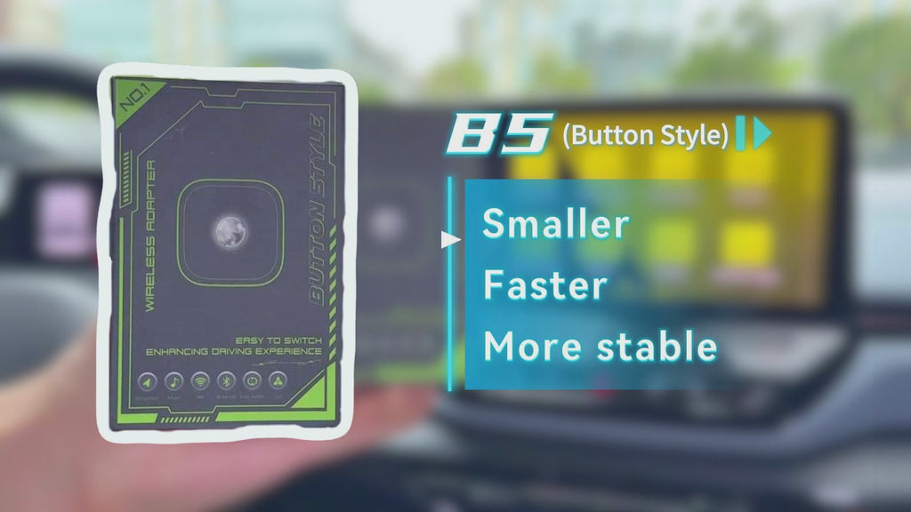 B5 Wired to Wireless CarPlay Android Auto Adapter